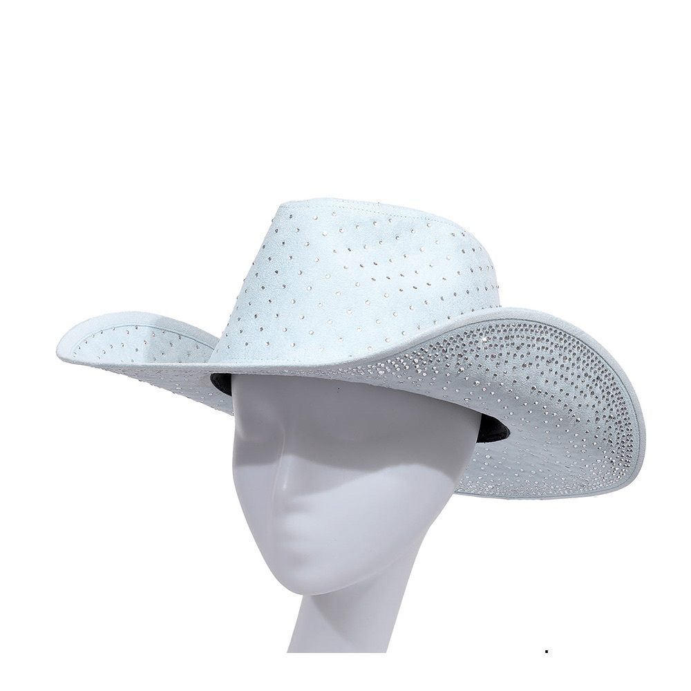 White -Embellished Cowboy Hat - STATEMENT HAT LADIES!